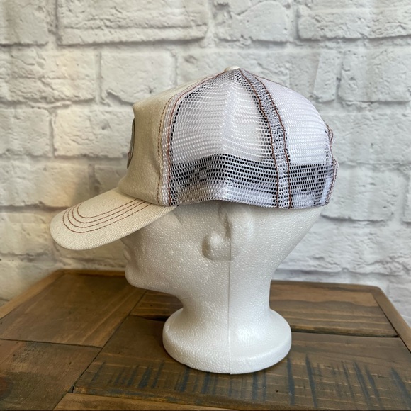 VON DUTCH Kustommade Originals NWOT White Trucker Snapback Hat Cap - Picture 5 of 10
